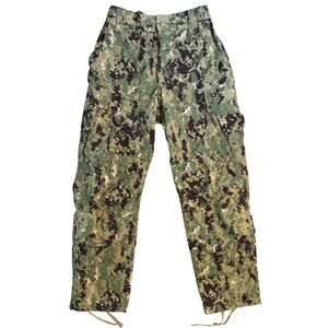 US Navy NWU Working Uniform Type III Trouser AOR2 Digital Camouflage Small-Short